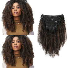 Load image into Gallery viewer, Luxe Afro Curly Clip-Ins
