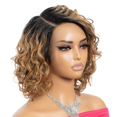 Rebecca Brazilian Water Wave Bob with Lace Front