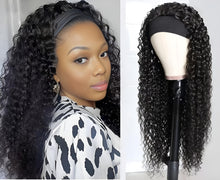 Load image into Gallery viewer, Curly Brazilian Headband Wig 16Inch Human Hair