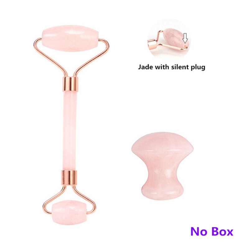 Rose Quartz Roller Massager for Face-Lifting