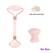 Load image into Gallery viewer, Rose Quartz Roller Massager for Face-Lifting