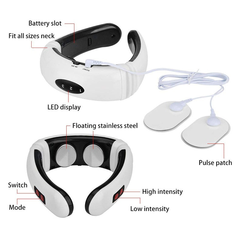 Electric Pulse Back and Neck Massager