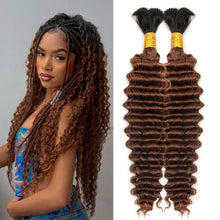 Load image into Gallery viewer, Virgin Deep Wave Bulk Braiding Hair 100g
