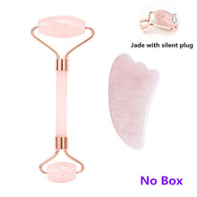 Load image into Gallery viewer, Rose Quartz Roller Massager for Face-Lifting