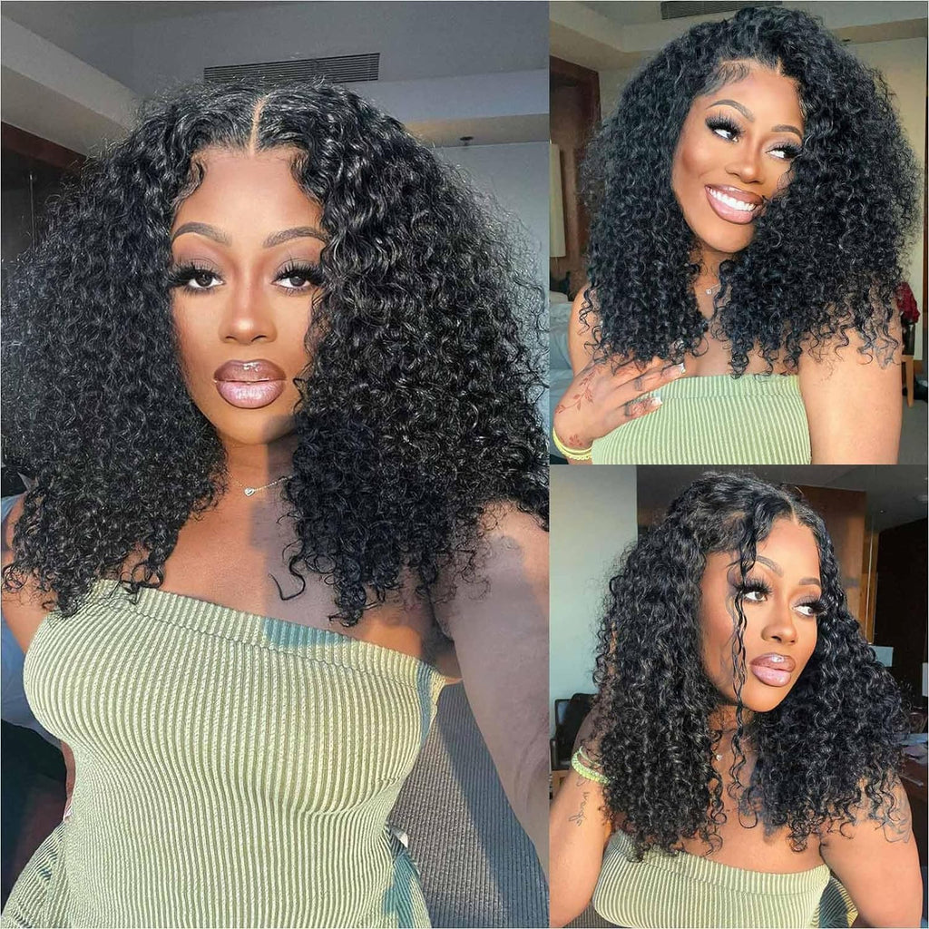 Deep Curl Luxe Lace Front Wig 180 Density