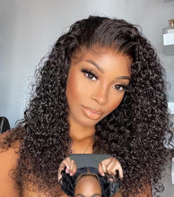 Load image into Gallery viewer, ReadyWear Deep Curly Human Hair Wig 4x4 HD Lace