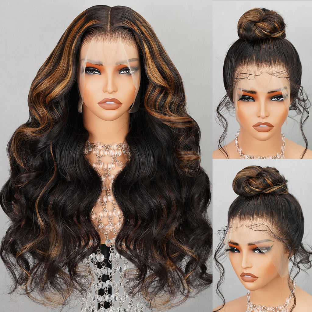 Arabella Ombre 360 Lace Front Wig Human Hair 210% Density