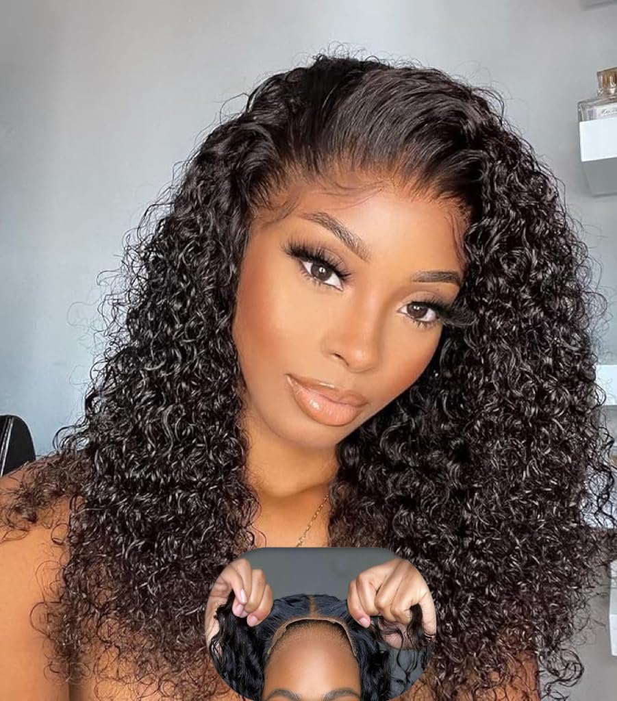 ReadyWear Deep Curly Human Hair Wig 4x4 HD Lace