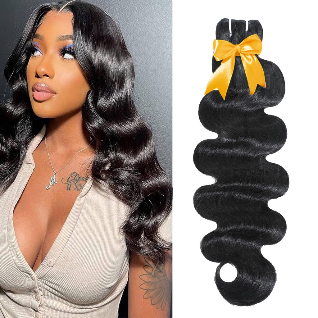 Virgin Brazilian Body Wave 24 Inch - Natural Black Human Hair