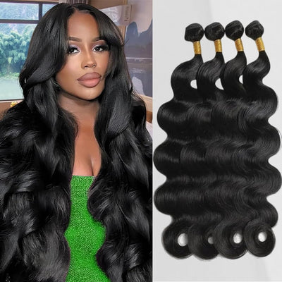 12A Brazilian Wavy Hair Bundles - 100% Real Human Hair