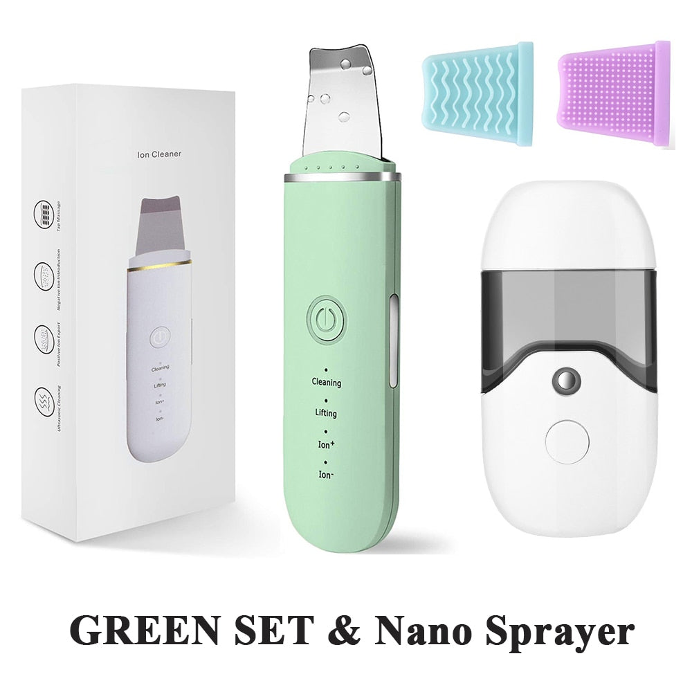 Ultrasonic Skin Scrubber for Facial Cleaning