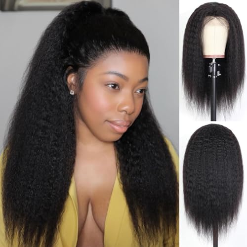 Luscious Kinky Straight Lace Wig 18 Inch