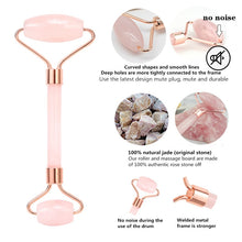 Load image into Gallery viewer, Rose Quartz Roller Massager for Face-Lifting