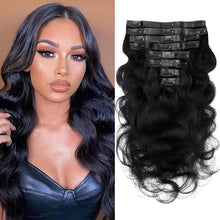 Load image into Gallery viewer, Invisible Body Wave Clip-ins for Black Women