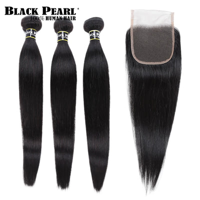 Pre-Colored Straight Bundles With Closure - H2O Beauty World