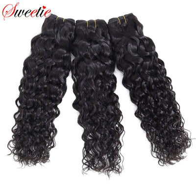 Brazilian Human Hair Water Wave Bundles With Frontal Closure - H2O Beauty World