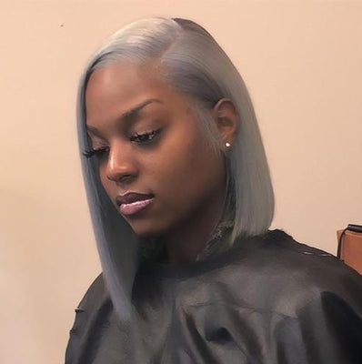 Pre Plucked Indian Remy Straight 13x4 Lace Front Human Hair Wig - H2O Beauty World