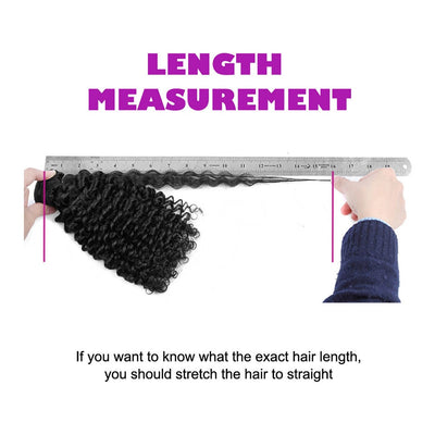 YVONNE Malaysian Curly 3C 4A Clip In Human Hair Extensions - H2O Beauty World