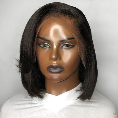 Straight Short Bob Synthetic Lace Front Wig - H2O Beauty World