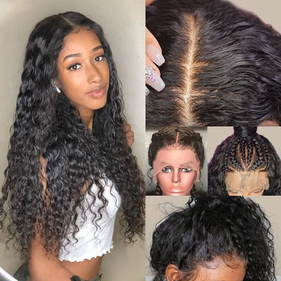 Brazilian Deep Wave 360 Lace Frontal Wig - H2O Beauty World