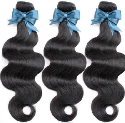Brazilian Body Wave Bundles With Lace Frontal Closure - H2O Beauty World
