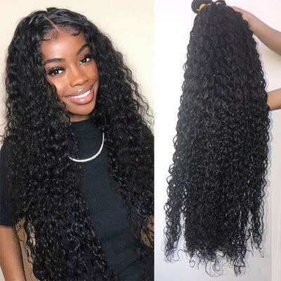 Brazilian Remy Hair Water Wave Bundles - H2O Beauty World