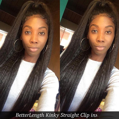 Light Yaki Straight Human Hair Bundles With Closure - H2O Beauty World