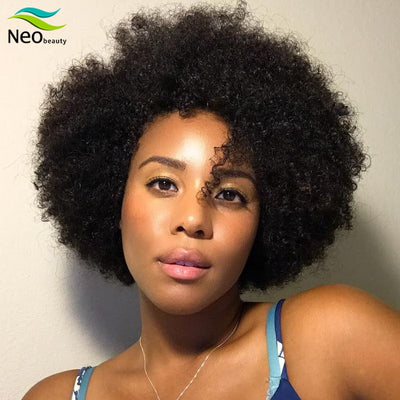 Short Afro Nature Dream Kinky Curly Human Hair - H2O Beauty World