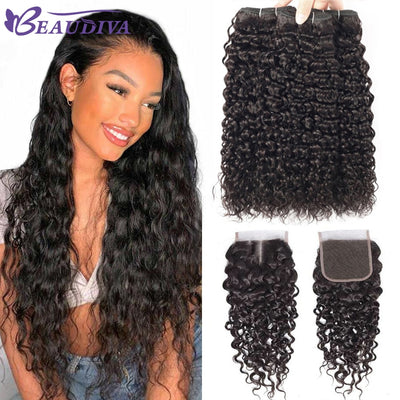 Water Wave Bundles With Closure - H2O Beauty World