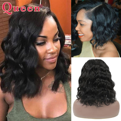 Brazilian Body Wave Lace Front Human Hair Bob Wig - H2O Beauty World