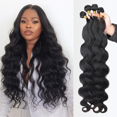Brazilian Body Wave Human Hair Bundles - H2O Beauty World