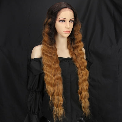 Lace Front Wigs Deep Wave Middle Part - H2O Beauty World
