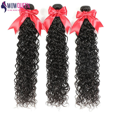 Water Wave Human Hair Bundles With Closure - H2O Beauty World