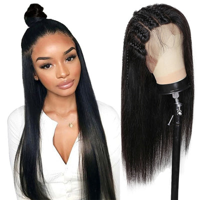 Brazilian Straight Hair 360 Lace Frontal Wig - H2O Beauty World