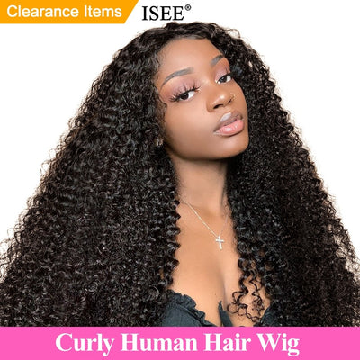 Mongolian Kinky Curly Wigs  Lace Frontal - H2O Beauty World