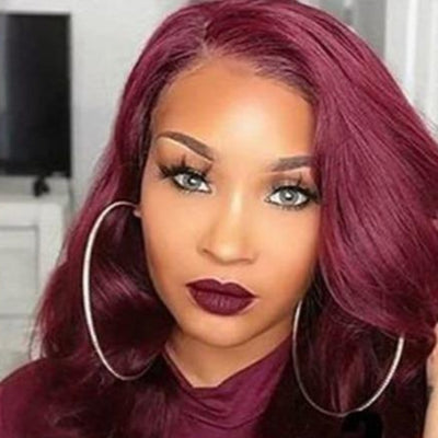 Burgundy Ombre Full Lace Front Wig - H2O Beauty World