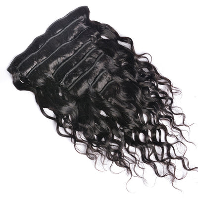 Brazilian Water Wave 8pcs Clip In Human Hair Extension - H2O Beauty World