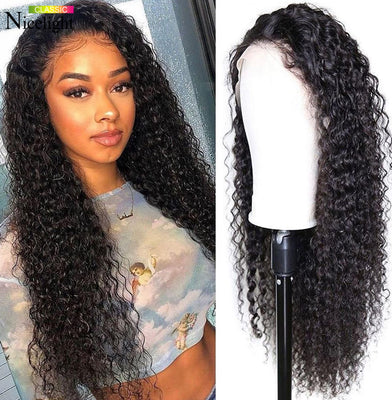 Indian Water Wave Pre Plucked Lace Front Wig - H2O Beauty World