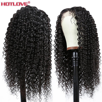 Peruvian Kinky Curly Pre Plucked Lace Front with Baby Hair - H2O Beauty World