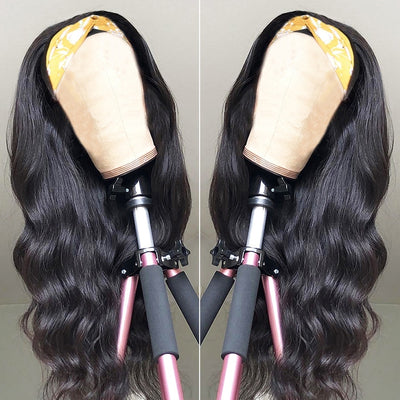 Body Wave Natural Color Headband Wig