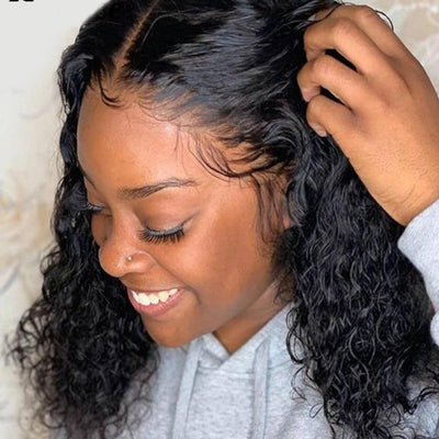 13x6 Glueless Black Lace Front Hair Wig - H2O Beauty World