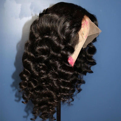 Deep Wave Hair 13x4/6 Lace Part Wig With Baby Hair - H2O Beauty World