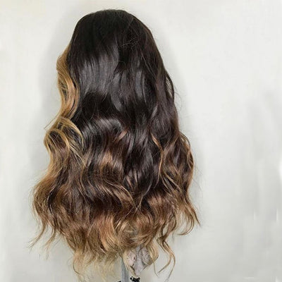 Malaysia Lace Part  Blonde Wig With Baby Hair - H2O Beauty World