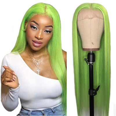 Choose Your Color 10inch Transparent Lace Front Human Hair Wig - H2O Beauty World