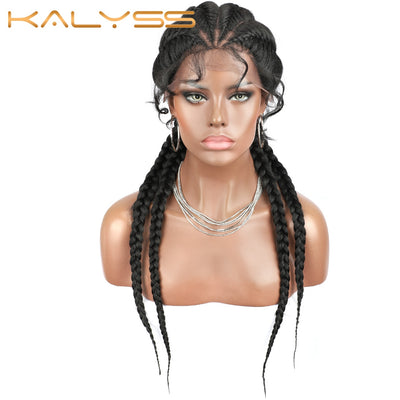 Kalyss 26 inches Braided Lace Front Wig - H2O Beauty World