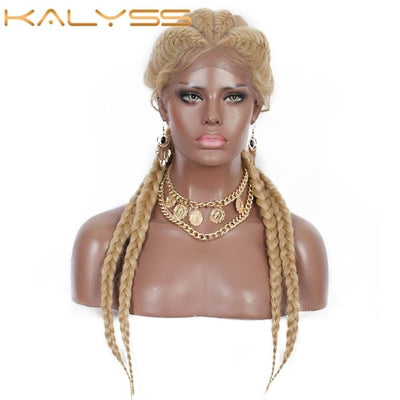 Kalyss 26 inches Braided Lace Front Wig - H2O Beauty World