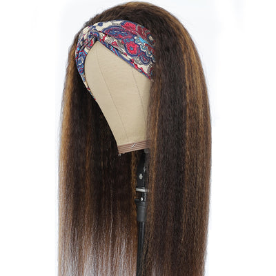 Brazilian Kinky Straight Headband Wig