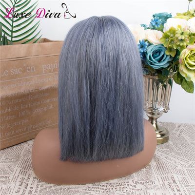 Brazilian Straight Human Hair Lace Front Wig - H2O Beauty World